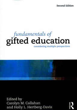 Fundamentals of Gifted Education Considering Multiple Perspectives 2nd 9781138192386 Front Cover