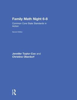 Family Math Night 6-8 Common Core State Standards in Action 2nd 9781138200982 Front Cover