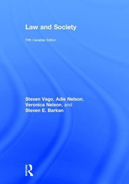    LAW+SOCIETY >CANADIAN<  9781138215917 Front Cover