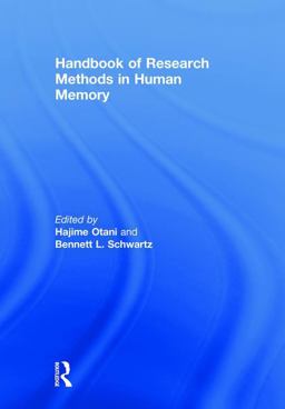 Handbook of Research Methods in Human Memory:  9781138217942 Front Cover