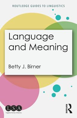 Language and Meaning  9781138218246 Front Cover