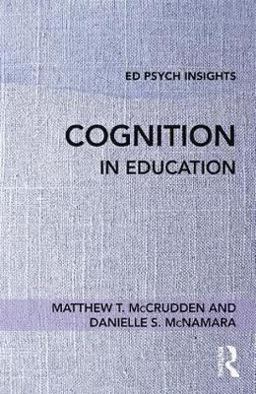 Cognition in Education  9781138229532 Front Cover