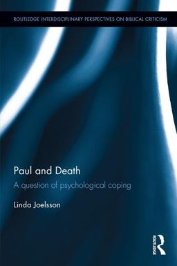 Paul and Death A Question of Psychological Coping  9781138239616 Front Cover