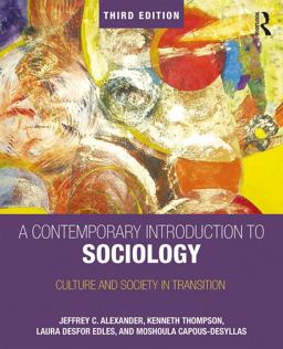 A Contemporary Introduction to Sociology: Culture and Society in Transition  9781138282049 Front Cover