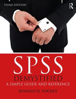 SPSS Demystified A Simple Guide and Reference 3rd 9781138286283 Front Cover