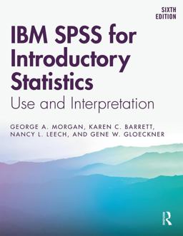 IBM Spss for Introductory Statistics 6th 9781138578210 Front Cover