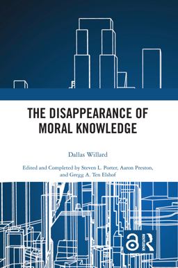 Disappearance of Moral Knowledge  9781138589254 Front Cover