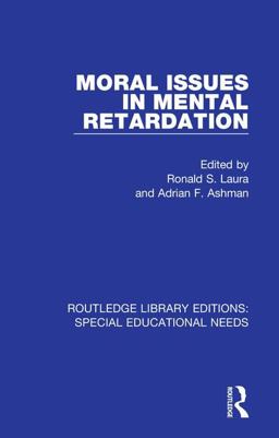 Moral Issues in Mental Retardation  9781138602649 Front Cover