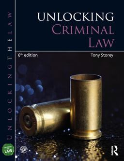Unlocking Criminal Law Unlocking Criminal Law
