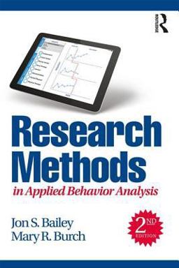 Research Methods in Applied Behavior Analysis:  9781138685260 Front Cover