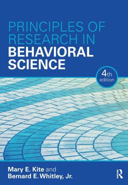 Principles of Research in Behavioral Science 4th 9781138687875 Front Cover