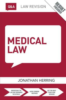 Q&amp;a Medical Law 3rd 9781138831018 Front Cover