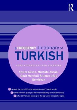 Frequency Dictionary of Turkish  9781138839670 Front Cover
