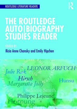Routledge Auto Biography Studies Reader  9781138904781 Front Cover