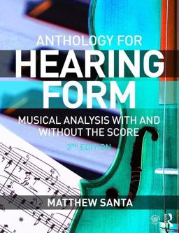 Hearing Form Musical Analysis with and Without the Score  9781138929678 Front Cover