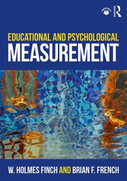 Educational and Psychological Measurement 2018 9781138963443 Front Cover