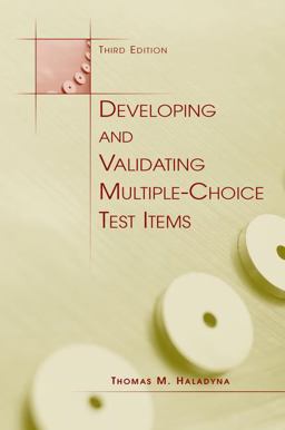 Developing and Validating Multiple-Choice Test Items 3rd 9781138967472 Front Cover