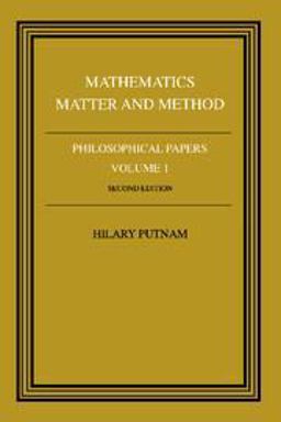 Mathematics, Matter and Method: Volume 1