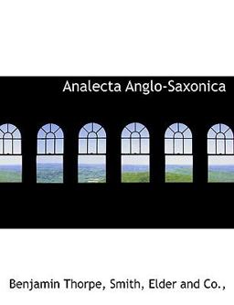 Analecta Anglo-Saxonic