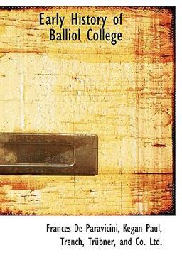 Early History of Balliol College