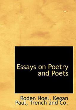 Essays on Poetry and Poets