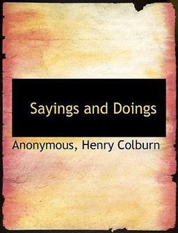 Sayings and Doings