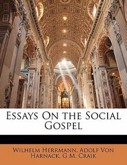 Essays on the Social Gospel