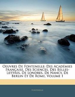 Oeuvres de Fontenelle Oeuvres de Fontenelle