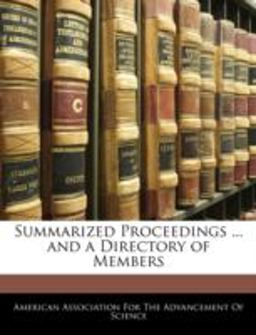 Summarized Proceedings and a Directory of Members