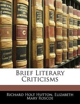 Brief Literary Criticisms