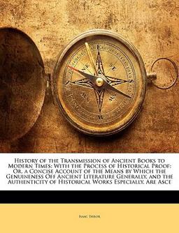 History of the Transmission of Ancient Books to Modern Times