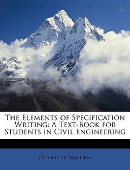 The Elements of Specification Writing