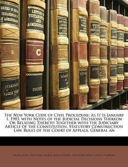 The New York Code of Civil Procedure