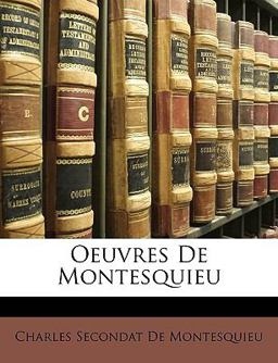 Oeuvres de Montesquieu