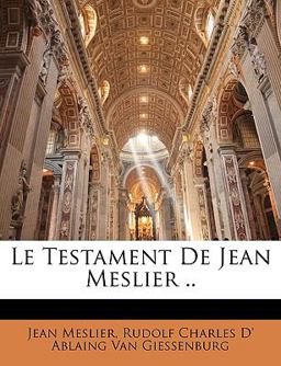 Le Testament de Jean Meslier