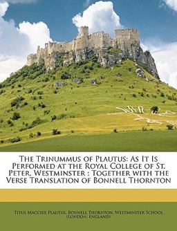 The Trinummus of Plautus
