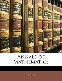 Annals of Mathematics Annals of Mathematics