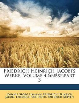 Friedrich Heinrich Jacobi'S Werke, Volume 1