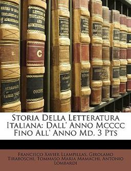 Storia Della Letteratura Italian