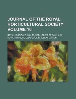 Journal of the Royal Horticultural Society