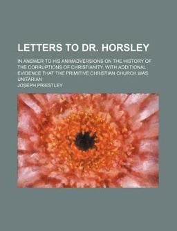 Letters to Dr Horsley