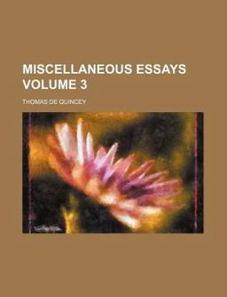 Miscellaneous Essays