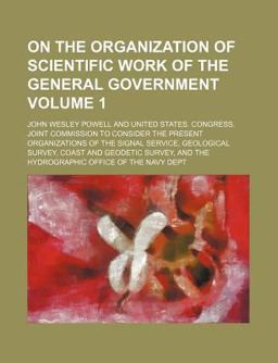 On the Organization of Scientific Work of the General Government