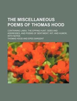 The Miscellaneous Poems of Thomas Hood