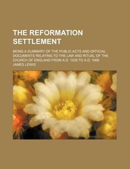 The Reformation Settlement