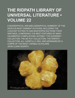 The Ridpath Library of Universal Literature