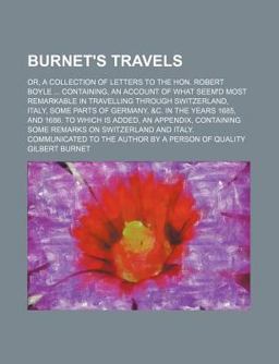 Burnet's Travels