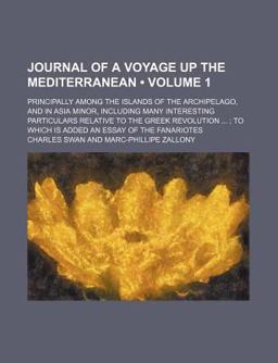 Journal of a Voyage up the Mediterranean