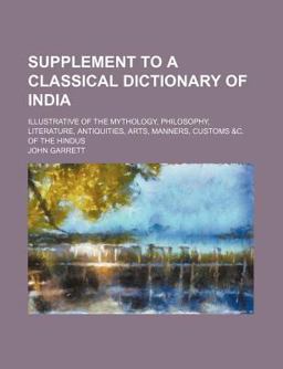 Supplement to a Classical Dictionary of Indi