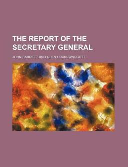 The Report of the Secretary General
